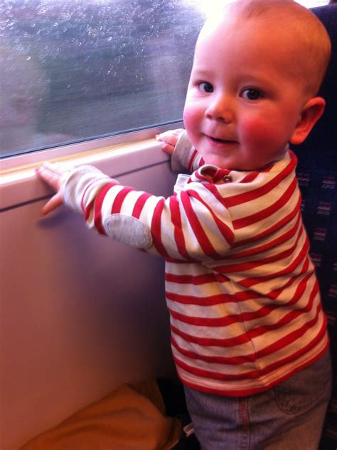 Nico enjoying the train to Brighton | Rachel Coleman | Flickr