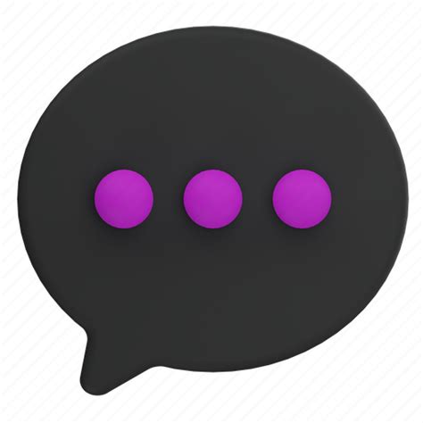 Chat, bubble, message, conversation, speech, text 3D illustration - Download on Iconfinder