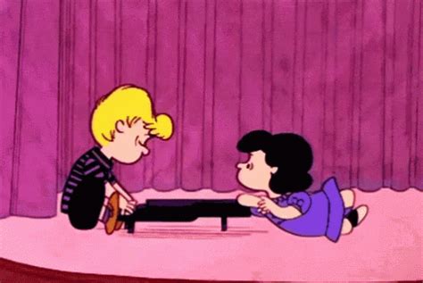 Schroeder Lucy Van Pelt GIF - Schroeder Lucy Van Pelt Peanuts - Discover & Share GIFs