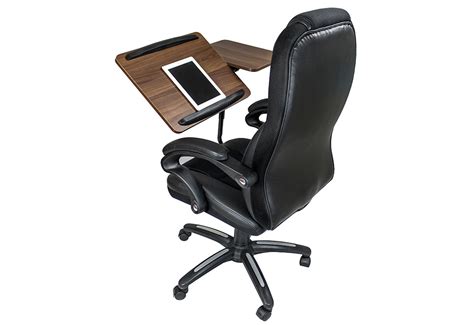 Office Chair with Integrated Laptop Desk @ Sharper Image