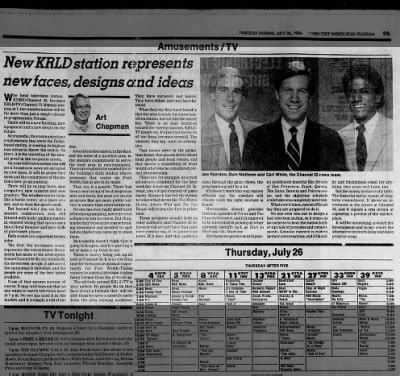 New KRLD station represents new faces, designs and ideas - Newspapers.com™