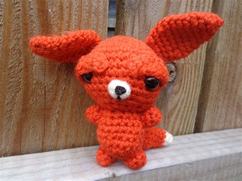 Crochet Red Fox mini stuffed toy animal cute countryside | Etsy | Crochet fox, Pet toys, Dk yarn