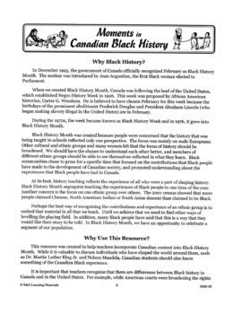 Richard Pierpoint: Black Loyalist in Ontario - Canadian History Worksheet Gr 4-8