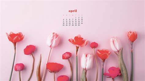 April 2021 calendar wallpapers – 30 FREE & cute design options!