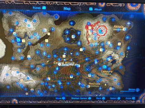 Zelda Breath Of The Wild All Shrine Locations Walkthrough And Map ...