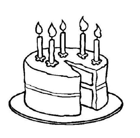 clipart birthday cake black and white 20 free Cliparts | Download images on Clipground 2024