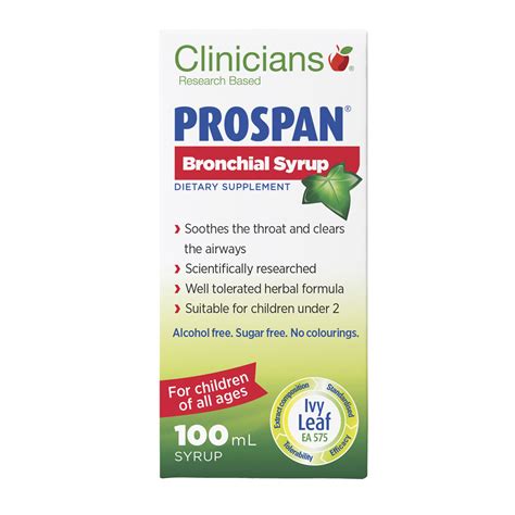 Buy Prospan Bronchial Syrup by Clinicians I HealthPost NZ