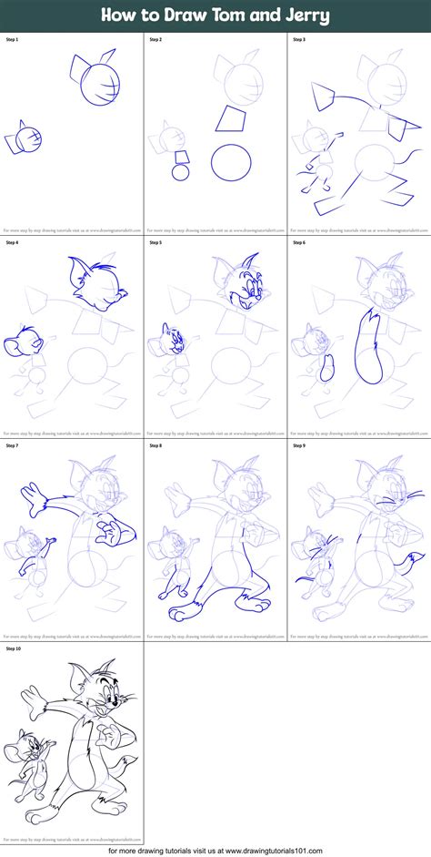 How To Draw Tom And Jerry Step By Step L Tom And Jerry Pencil Drawing | Images and Photos finder