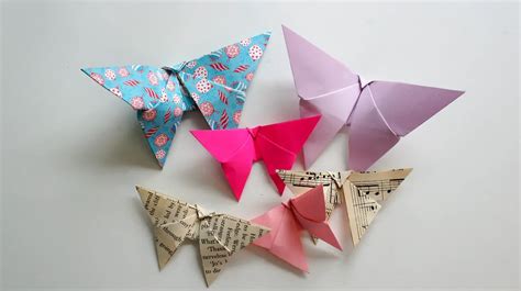 How to Make an Easy Origami Butterfly in 3 minutes