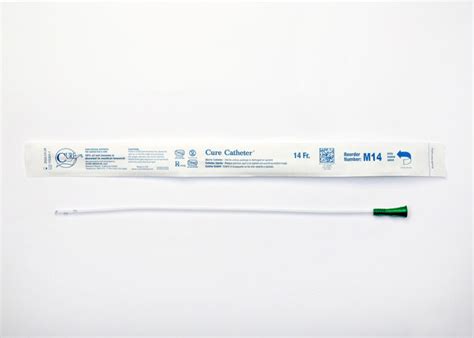 Cure Catheter? Uncoated Plastic, STRAIGHT TIP, UNCOATED, MALE (intermittent urologic catheters)