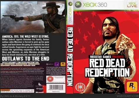 Red Dead Redemption Xbox 360 Box Art Cover by OMG Its A Monkey