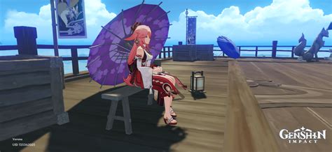 Yae miko and her umbrella, so elegant : r/YaeMiko
