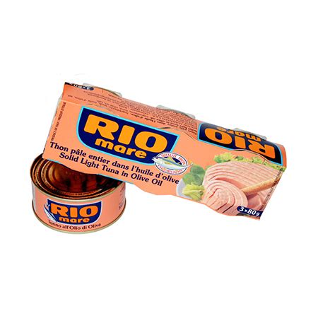 Rio Mare: Tuna Fish Cans in Olive Oil, Yellowfin Tuna Quality * 2.82 Ounce (80gr) Packages (Pack ...