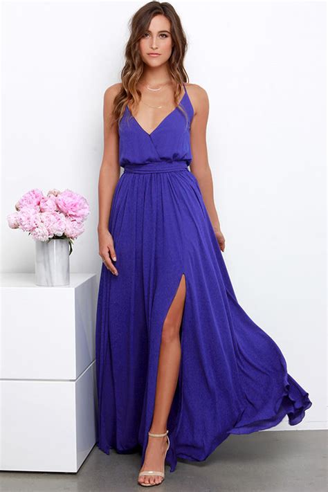 Elegant Indigo Dress - Maxi Dress - Indigo Gown - $96.00 - Lulus