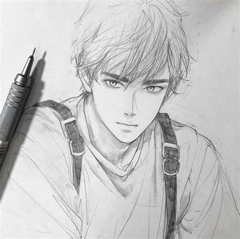 pencil-sketch-black-and-white-cute-anime-drawings | Anime drawings ...