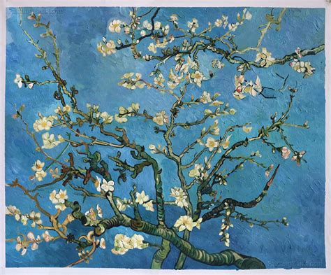 Branches with Almond Blossom - Vincent van Gogh Paintings | Pintura de ...