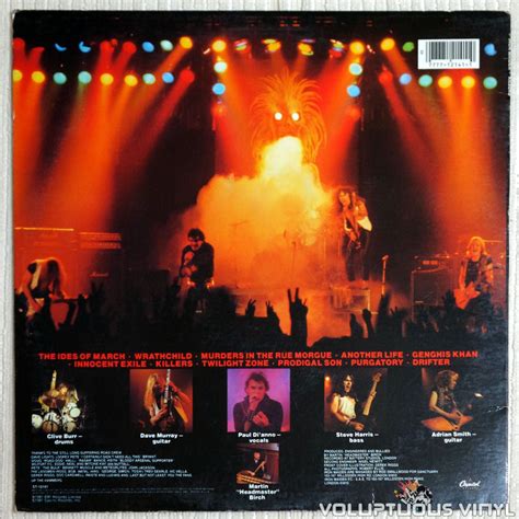 Iron Maiden ‎– Killers (1981) Vinyl – Voluptuous Vinyl Records