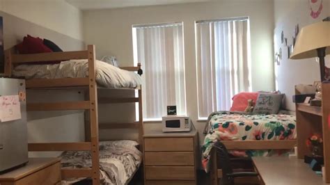 UC Davis Triple Dorm Room Tour - YouTube