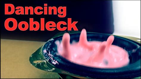 Cool Science Experiment #9 (Dancing Oobleck) - YouTube