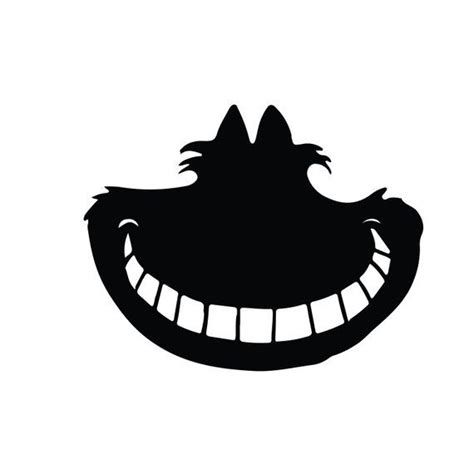 a black and white silhouette of a smiling dog's face with teeth on it