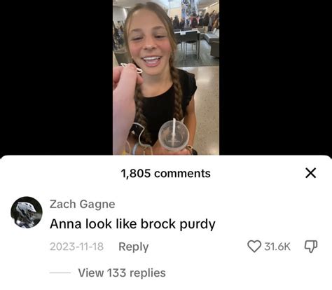 Anna Frey Is Brock Purdy (Original Comment) | Anna Frey Is Brock Purdy ...