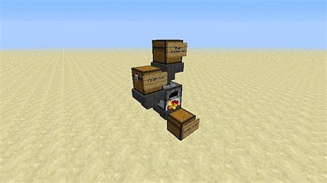 Compact Minecraft oven 2x2x4 Semi-Automated Minecraft Project