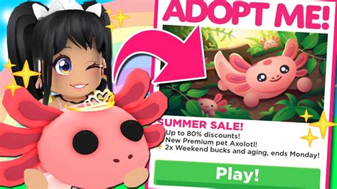 *IT'S HERE!* NEW AXOLOTL PET* in ADOPT ME (roblox) I GOT IT! - YouTube