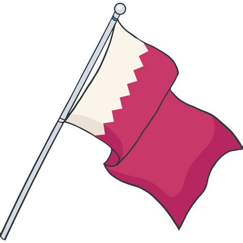 Flag of Qatar, national flag 23435172 PNG