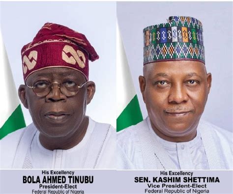 Presidential Transition Council Releases Official Portraits Of Tinubu ...