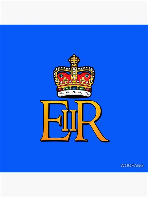 "The Royal Cypher of Queen Elizabeth II" Pin for Sale by WOOFANG | Redbubble