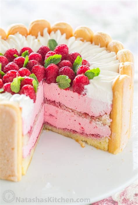 With step-by-step photos, you can master Raspberry Charlotte Russe Cake ...