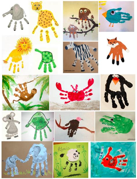 Handprints, endangered species art and craft ideas, kids ... | Hand ...