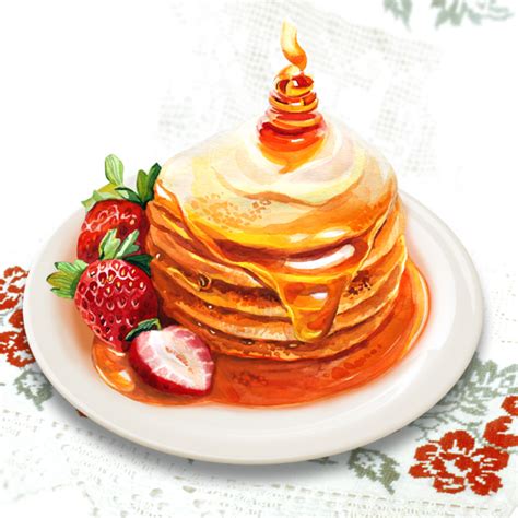 Pancakes & Fruits on Behance