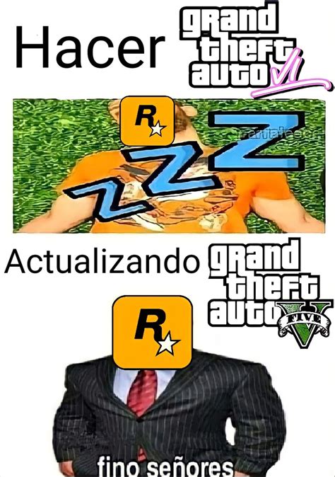 Rockstar y el GTA 6 - Meme by Nref :) Memedroid