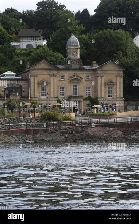 The Custom House Restaurant, Penarth Marina Stock Photo - Alamy