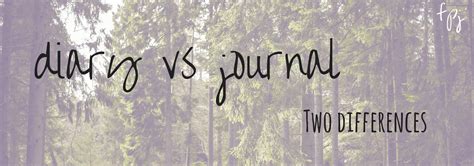 diary vs. journal : two differences – fine print journaling