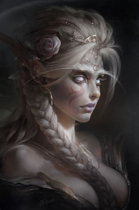 women, portrait, fantasy art, elves, mythology, eye, lady, darkness ...