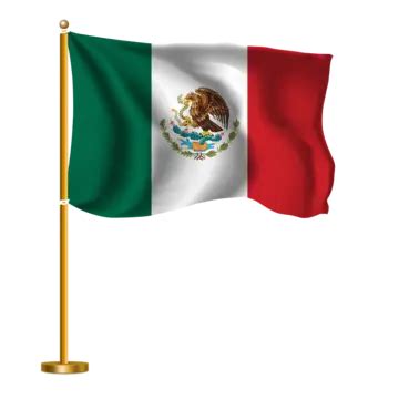 Mexico Flag With Transparent Background Vector, Mexico, Mexico Flag ...