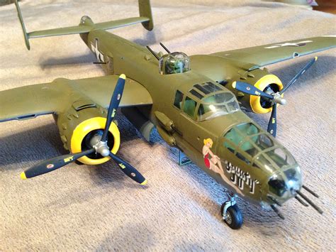 B25J Mitchell Bomber -- Plastic Model Airplane Kit -- 1/48 Scale -- #855512 pictures by rrnunley