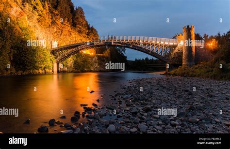 Craigellachie Bridge, Scotland, UK, Europe Stock Photo - Alamy