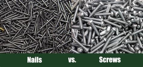 Nails vs. Screws: Pros, Cons, and When to Use Which | House Grail