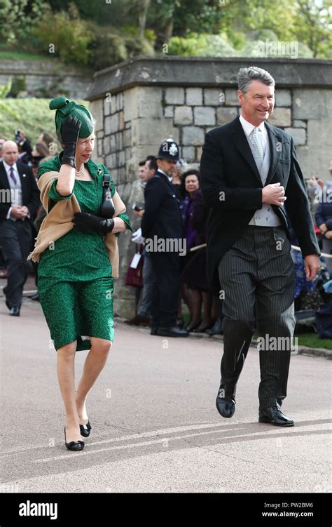 Anne, The Princes Royal and Timothy Laurence arrive ahead of the ...