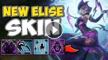 BRAND NEW BEWITCHING ELISE SKIN LOOKS 100% AMAZING! (FULL AP MID) - League of Legends
