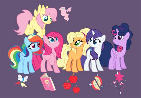 Mlp Mane 6 Alicorns