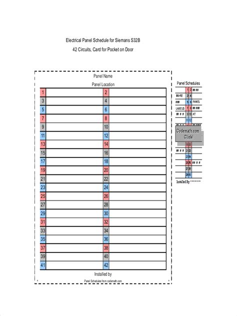 Printable Panel Schedule - Printable Word Searches