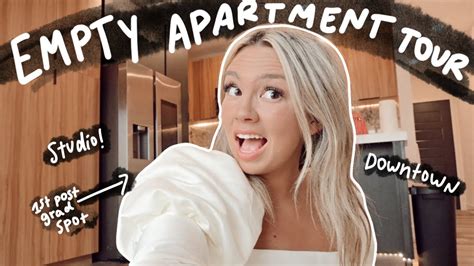 EMPTY APARTMENT TOUR: Downtown Studio Apartment *POST-GRAD LIVING ...