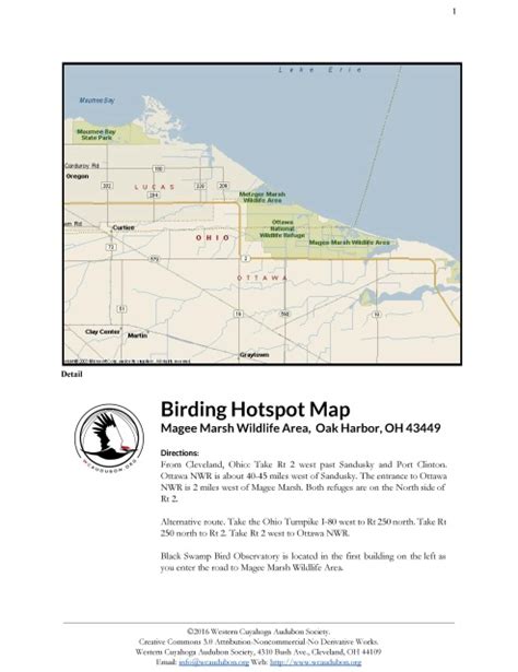 Magee Marsh Wildlife Area Map