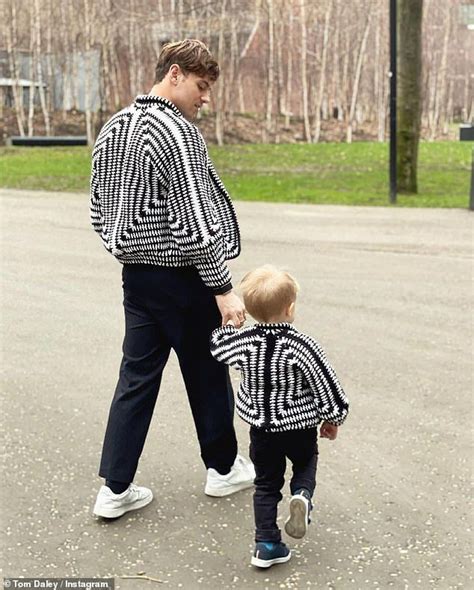 Tom Daley crochets matching cardigans for him and his toddler son | Crochet sweater coat ...