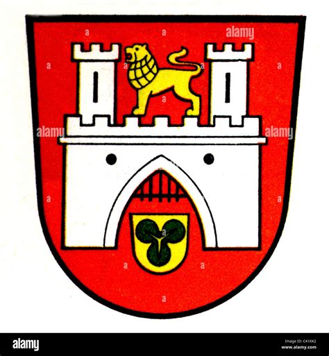 coat of arms / emblems, Hanover, city arms, Lower Saxony, Germany Stock ...