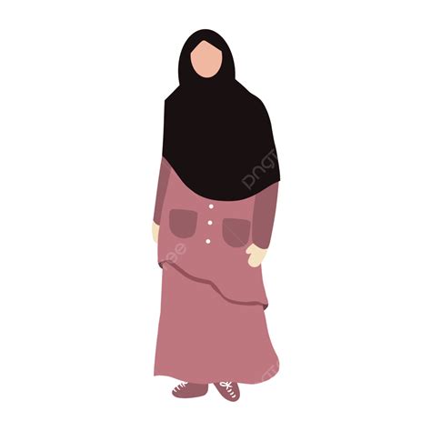 Young Muslimah With Pink Dress, Women, Work, Dress PNG Transparent Clipart Image and PSD File ...